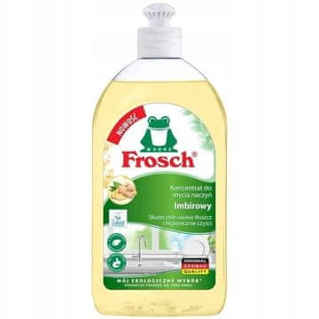 Frosch koncentrat tekućine za pranje posuđa s mirisom đumbira 500 ml.
