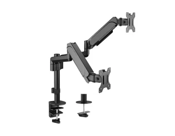 HD+ Držač za montažu dva monitora, opružni nosač, SolidHand-AS02