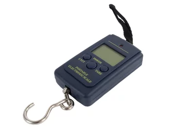 Džepna vaga s udicom do 40 kg s LCD zaslonom, viseća vaga, ribolovna vaga, kompaktna PRO-H40