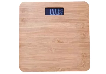 Točna kupaonska vaga do 180 kg, drvena elektronička kg lb wagPRO-B3