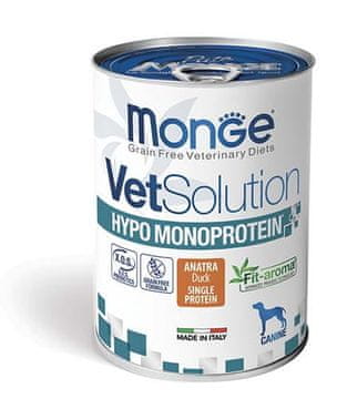 Monge Vet Solution Dog Hypo Monoprotein Duck 400g