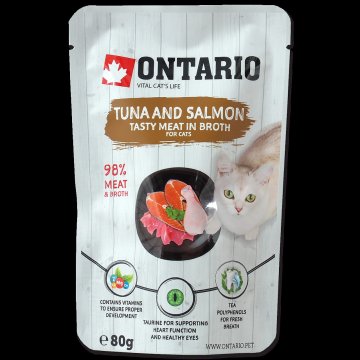 Ontario CAT tuna i losos u juhi 90 g