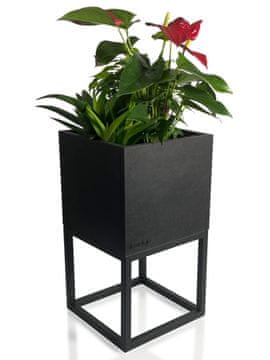 Flexistyle LOFT FIORINO metalni stalak za cvijeće 22x22x40 cm