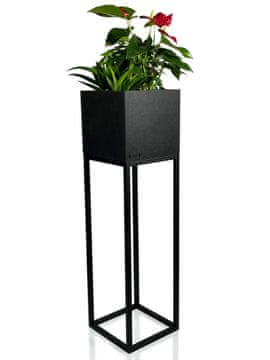 Flexistyle LOFT FIORINO metalni stalak za cvijeće 22x22x80 cm
