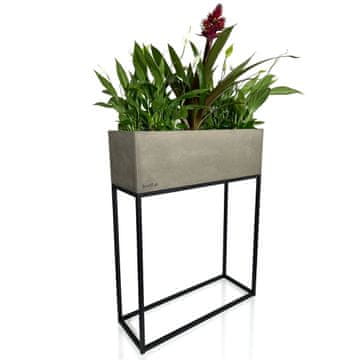 Flexistyle FIORINO stalak za cvijeće u potkrovlju, sivi, 62x22x80 cm