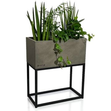 Flexistyle LOFT FIORINO stalak za cvijeće sivi 42x22x50 cm