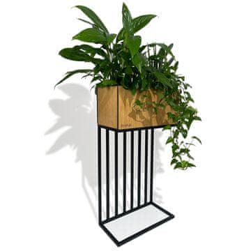 Flexistyle Potkrovni stalak za biljke Harmonic Oak 42x22x80 cm