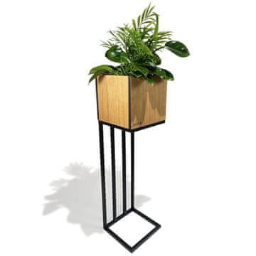 Flexistyle Potkrovni stalak za biljke Harmonic Oak 22x22x80 cm