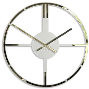 Flexistyle Svijetlo zlatni metalni zidni sat