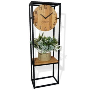 Flexistyle Konzolni sat od hrastovine u loftu 100 cm