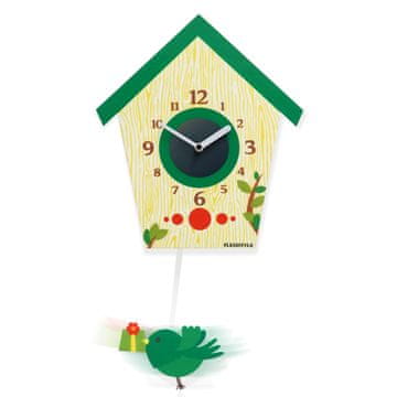 Flexistyle Dječji sat s klatnom BIRD zeleni