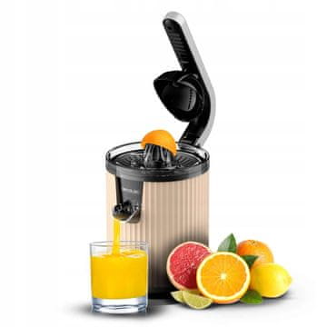 Cecotec Xqueeze RetroJuice 600 bež električni sokovnik za agrume