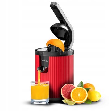 Cecotec Xqueeze RetroJuice 600 crveni električni sokovnik za agrume