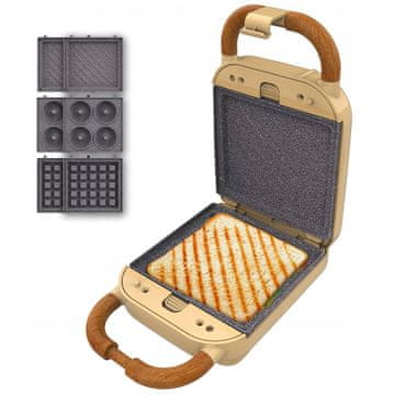 Cecotec Rock'nToast Retro One žuti električni toster za kuhinju