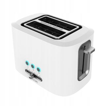 Cecotec Toast&Taste 9000 dvostruki bijeli električni toster za kuhinju
