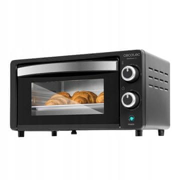 Cecotec Bake&Toast 1090 crna samostojeća električna mini pećnica s ražnjem