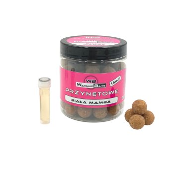 BIJELE MAMBA kuglice za mamac 16 mm + pojačivač
