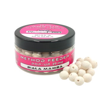 WHITE MAMBA POP UP plutajuće kuglice 10 mm s rupom