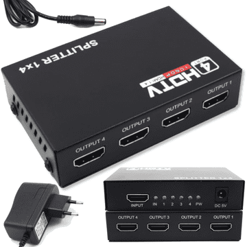 HDMI razdjelnik 1x4 kloniranje audio i slike razdjelnik 1080p