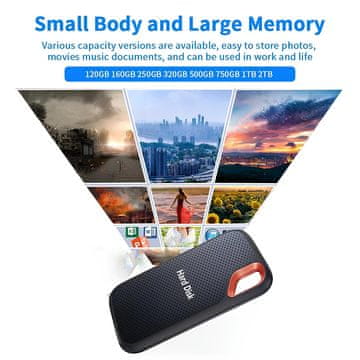 6TB USB-C 3.0 SSD vanjski brzi prijenosni Extreme Pro