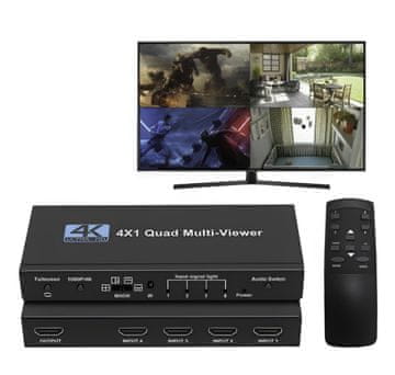HDMI Multiviewer 4x1 preklopnik - univerzalno rješenje za više izvora