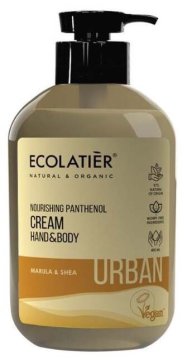 Ecolatier Hranjiva krema za ruke i tijelo s pantenolom, 400 ml