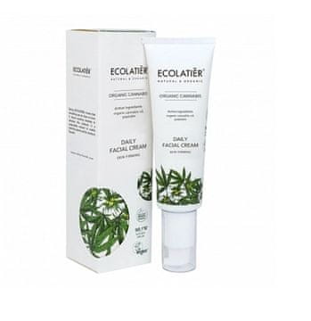 Ecolatier Dnevna krema za učvršćivanje kože lica s organskim kanabisom 50 ml