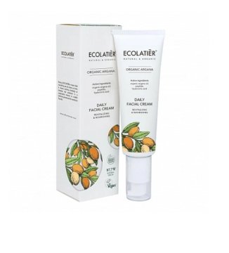 Ecolatier Dnevna revitalizirajuća i hranjiva krema za lice s organskim arganovim uljem 50 ml