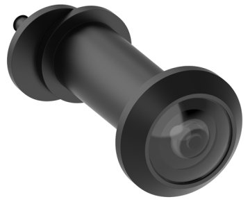 metal-bud Špijunka za vrata 14 mm crna W14CZ