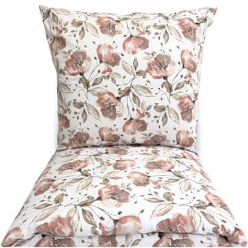 POSTELJINA 160x200 100% DEBELI PAMUK 3 DIJELA POLISH PREMIUM CVIJEĆE