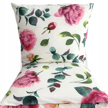 POSTELJINA 160x200 100% DEBELI PAMUK 3 DIJELA POLISH PREMIUM CVIJEĆE