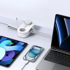 Orico AP3 produžni kabel 5in1 2x USB-A / 1x USB-C / 2x AC 20W, bijeli