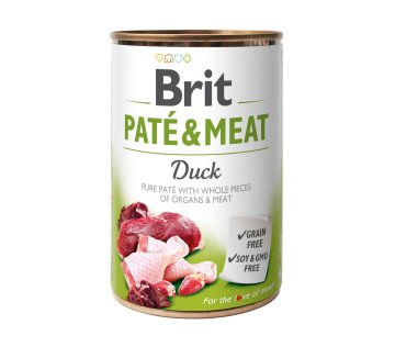 Brit Super Premium Mokra karma dla psa Adult PATE&MEAT Kaczka 400g