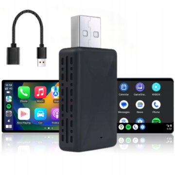 BEŽIČNI CARPLAY USB ADAPTER ZA ANDROID AUTO IPHONE IOS