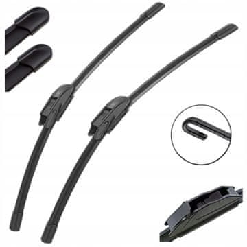 SET PREDNJIH BRISAČA ZA AUTOMOBILE 525 MM 475 MM