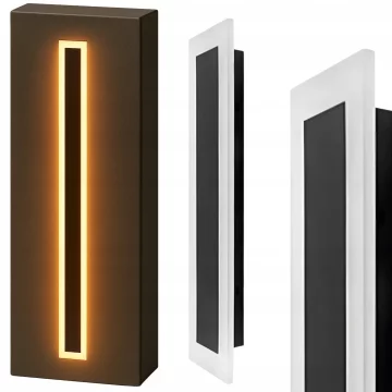 VRTNA SVJETILJKA FASADNA ZIDNA LED VANJSKA SVJETILJKA DUGA 120 CM VRLO TOPLA