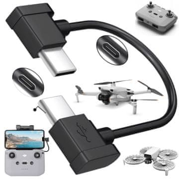 OTG PRIJENOSNI KABEL ZA DJI MAVIC AIR 2 MINI 2 SE 4K NEO FLIP 2 X TYPE C KONTROLER DRONOVA - 15 CM