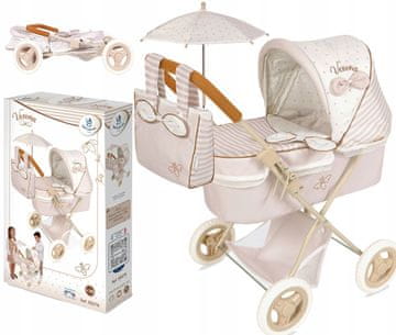 DeCuevas Verona kolica za lutke s kišobranom Toys 85078