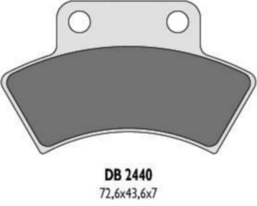 Kočione pločice 7000-0821A0 ručne CF MOTO