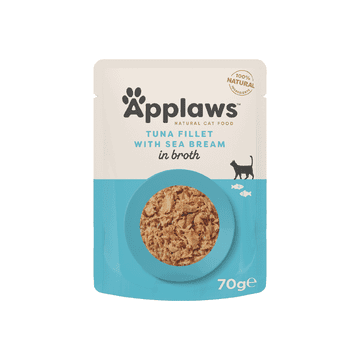 Applaws Premium Mokra karma dla kota 100% saszetka Tuńczyk Leszcz 70g