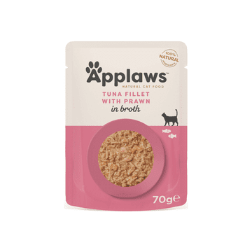 Applaws Premium Mokra karma dla kota 100% Tuńczyk Krewetki Pacyficzne 70g