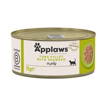 Applaws Premium Mokra karma 100% dla kota adult Tuńczyk Wodorosty jelly 70g