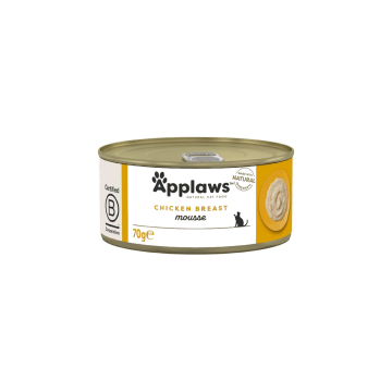 Applaws Premium mokra karma Mus dla kota Adult Kurczak Puszka 6x70g