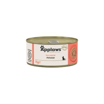 Applaws Premium mokra karma Mus dla kota Adult Łosoś Puszka 70g