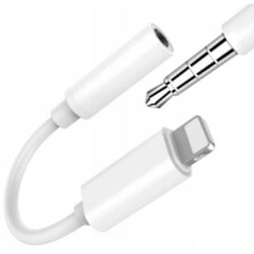 RASVJETA MINI JACK 3.5MM ADAPTER ZA IPHONE 7 8 X 11 BIJELI