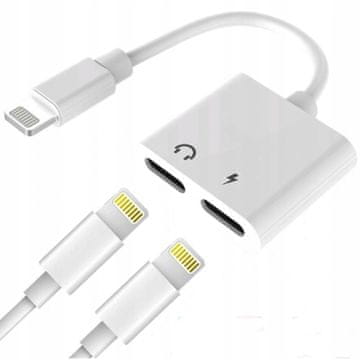 ADAPTER RAZDJELNIK 1X2 RASVJETA AUDIO+AV ZA IPHONE X 12 13 14