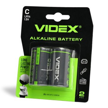 VIDEX LR14/C alkalne baterije 2 kom. BLISTER