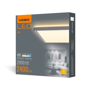 VIDEX LED stropna svjetiljka LED STROPNA DL3S 24W BIJELA 4K