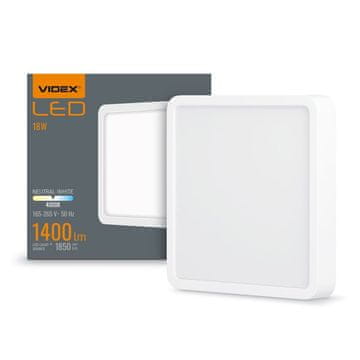 VIDEX LED downlight -DOWNLIGHT-LED-DLSS-18W-NW
