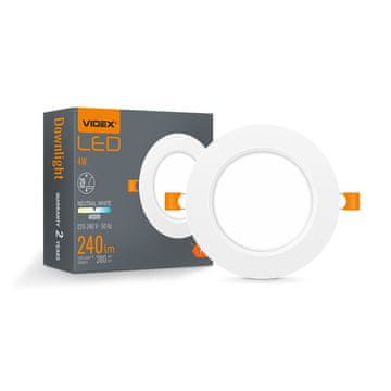 VIDEX LED downlight -DOWNLIGHT-LED-DLBR-044-4W-NW